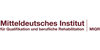 Logo von Mitteldeutsches Institut für Qualifikation und berufliche Rehabilitation - MIQR GmbH Logo von Mitteldeutsches Institut für Qualifikation und berufliche Rehabilitation - MIQR GmbH