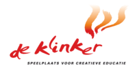 Logo van de Klinker speelplaats voor kreativiteit Logo van de Klinker speelplaats voor kreativiteit